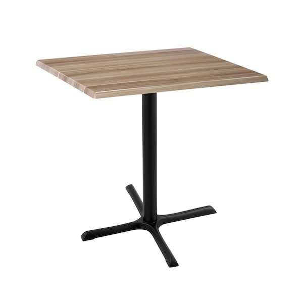 36" Tall In/Outdoor All-Season Table, 30" x 30" Square Natural Top